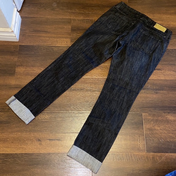 Y2K SOUTH POLE COLLECTION DARK BLACK SKINNY DENIM JEANS SZ 7 - Picture 2 of 10